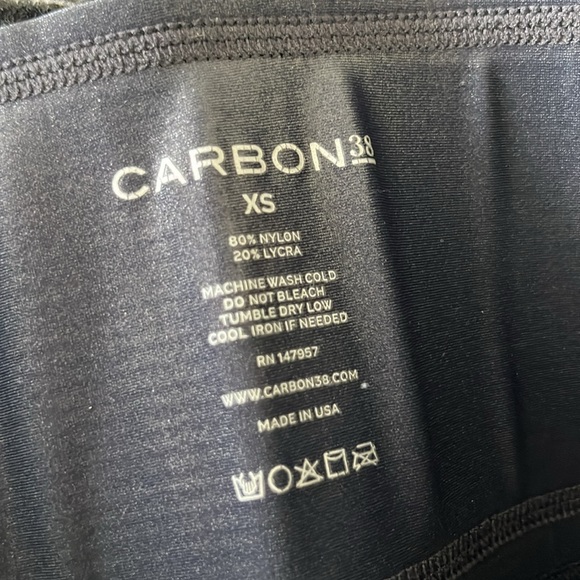 Carbon 38 High Rise Legging In Takara Shine Charcoal - Picture 7 of 7